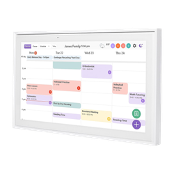 Image of Skylight 15in Digital Calendar Frame White