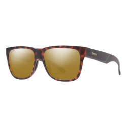 Image of Smith Polarized Lowdown 2 Sunglasses Matte Tortoise/ChromaPop Polarized Bronze Mirror