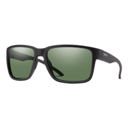 Image of Smith Polarized Emerge Sunglasses Matte Black/ChromaPop Polarized Grey Green