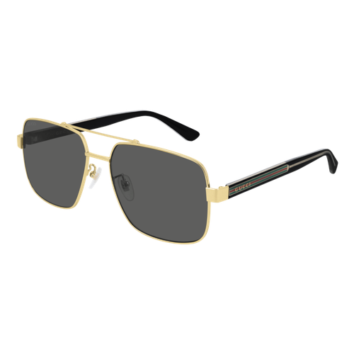 Gucci GG0529S Sunglasses Gold/Grey, Size 60 frame image thumbnail