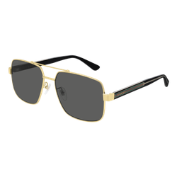 Image of Gucci GG0529S Sunglasses Gold/Grey, Size 60 frame