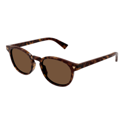 Image of Bottega Veneta BV1253S Sunglasses Havana/Brown, Size 50 frame