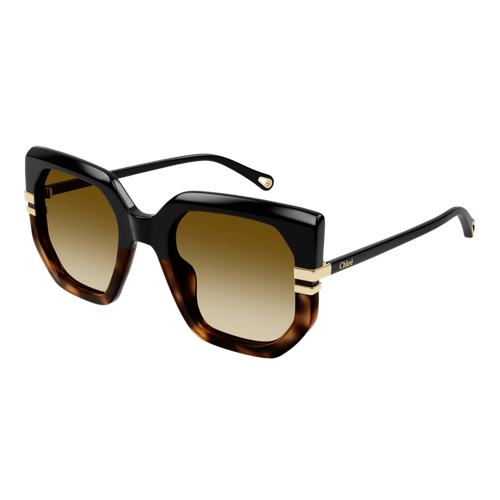Chloe CH0240S Sunglasses Black/Brown Gradient, Size 53 frame image thumbnail