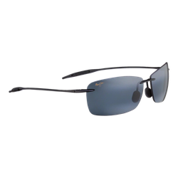 Image of Maui Jim Lighthouse Sunglasses Gloss Black/Neutral Grey, Size 65 frame