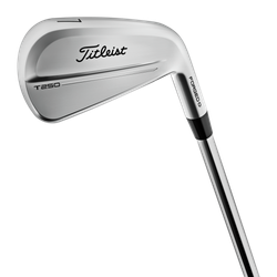 Image of Titleist T250 4G Irons RH, Steel, Stiff, 4-PW, True Temper AMT Black G2 Shaft