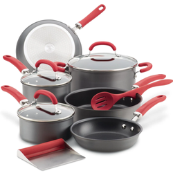 Image of Rachael Ray Create Delicious 11-Piece Cookware Set, Red