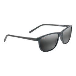 Image of Maui Jim Lele Kawa Sunglasses Grey Stripe/Neutral Grey, Size 58 frame