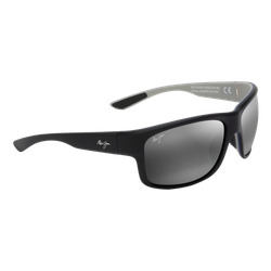 Image of Maui Jim Southern Cross Sunglasses Soft Black-Sea Blue-Grey/Neutral Grey, Size 63 frame