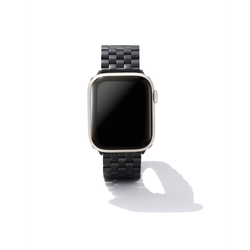 Image of Kendra Scott Mens Beck 5 Link Watch Band Black Stainless Steel