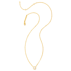 Image of Kendra Scott Davie Pearl 18K Gold Vermeil Pendant Necklace, Freshwater Cultured Pearl