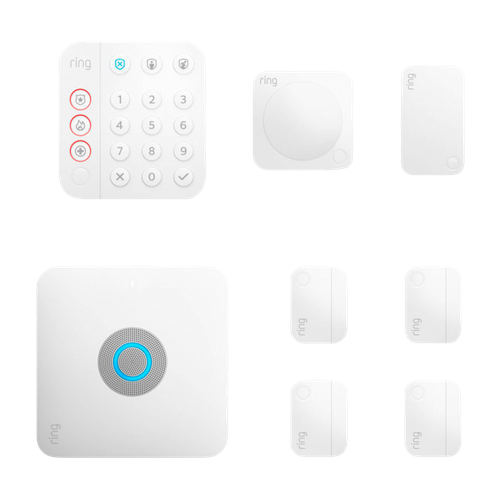 Ring Alarm Pro 8-Piece Security Kit Includes: Alarm Pro Base Station, Keypad, Contact Sensors (x4), Motion Detector, Range Extender image thumbnail