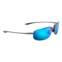 Image of Maui Jim Ho'okipa Sunglasses Smoke Grey/Blue Hawaii, Size 64 frame