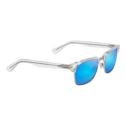 Image of Maui Jim Kawika Sunglasses Crystal/Blue Hawaii, Size 54 frame