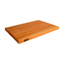 Image of John Boos Cherry R-Board 1-1/2in Thick Reversible Cutting Board, 24"x18"x1-1/2"