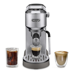 Image of DeLonghi Dedica Duo Espresso Machine with Cold Brew, Metal