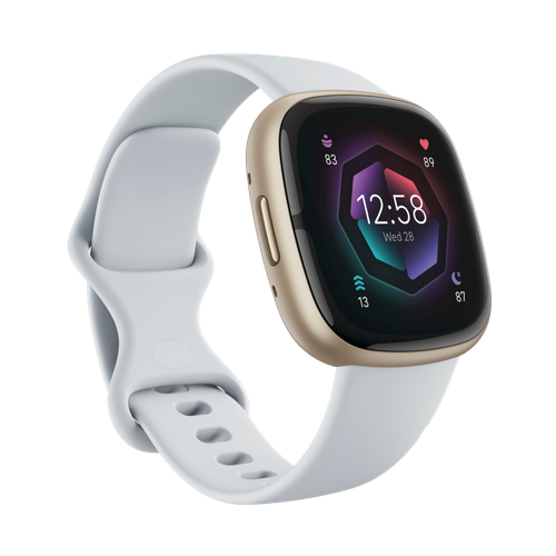 Fitbit Sense 2 Smartwatch Blue Mist/Soft Gold Aluminum image thumbnail