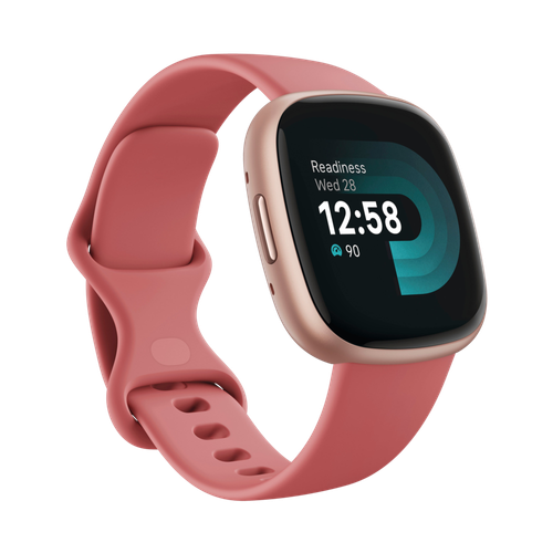 Fitbit Versa 4 Smartwatch Pink Sand/Copper Rose Aluminum image thumbnail