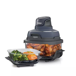 Image of Ninja Crispi 4-in-1 Portable Glass Air Fryer Cooking System, Cyberspace