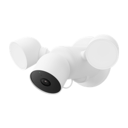 Image of Google Nest Cam with Floodlight - Wired Snow, Outdoor Use