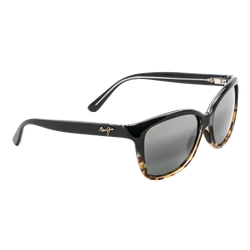 Image of Maui Jim Womens Starfish Sunglasses Black with Tortoise/Neutral Grey, Size 56 frame