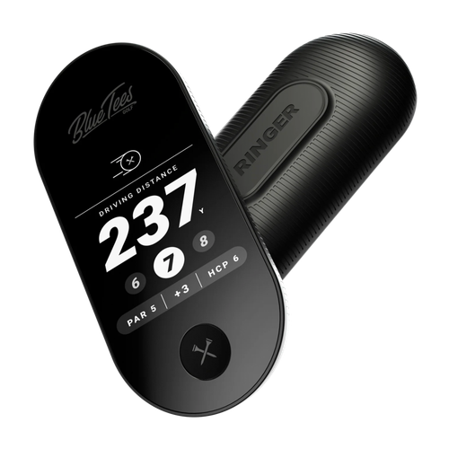 Blue Tees Golf Ringer GPS Handheld Black image thumbnail