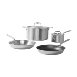 Image of Made In 6-Piece Stainless Clad Cookware Set