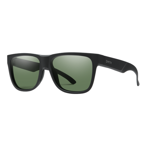 Smith Polarized Lowdown 2 Sunglasses Matte Black/ChromaPop Polarized Gray Green image thumbnail
