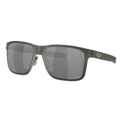 Image of Oakley Polarized Holbrook Metal Sunglasses, Matte Gunmetal/Prizm Black Polarized, size 55 frame
