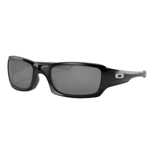 Oakley Plrzd Fives Squared Sunglasses Polished Black/Black Iridium Polarized, Size 54 frame image thumbnail