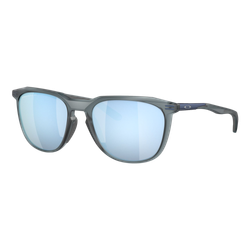 Image of Oakley Polarized Thurso Sunglasses Matte Crystal Black/Prizm Deep Water Polarized, Size 54 frame