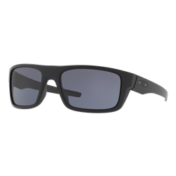 Image of Oakley Drop Point Sunglasses Matte Black/Grey, Size 60 Frame