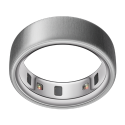Image of Oura Ring 4 Sizing Kit - Brushed Silver Redemption Code Card with Ring Sizer Kit