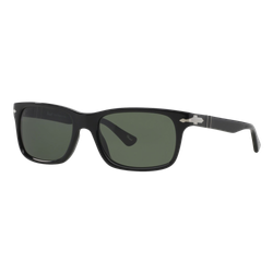 Image of Persol PO3048S Sunglasses Black/Crystal Green, Size 58 frame
