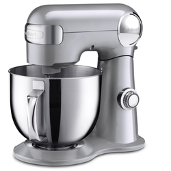 Image of Cuisinart Precision Master 5.5-Quart Stand Mixer, Silver Lining
