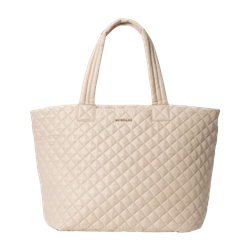 Image of MZ Wallace Large Metro Tote Deluxe Buff Rec