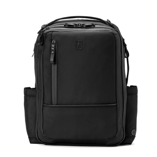 Travelpro Altitude Slim Expandable Laptop Backpack 20-24L, Jet Black image thumbnail