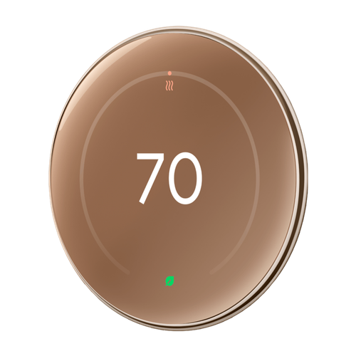 Google Nest Learning Thermostat 4th Gen Polished Gold image thumbnail