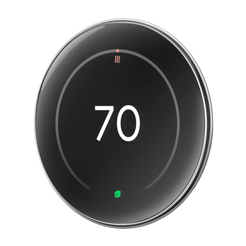 Google Nest Learning Thermostat 4th Gen Polished Silver image thumbnail