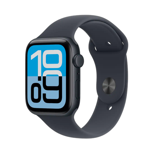 Apple Watch SE 3 GPS 44mm Midnight Aluminum Case with Midnight Sport Band - Medium/Large image thumbnail