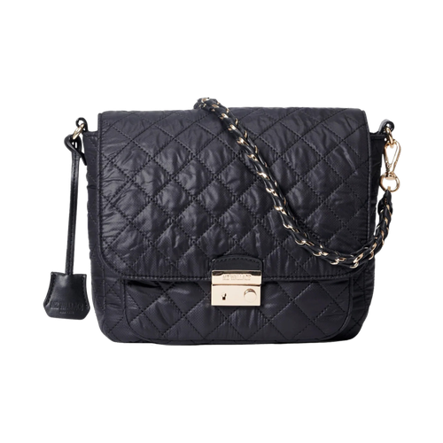 MZ Wallace Medium Crosby Lock Crossbody Black image thumbnail