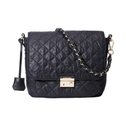 Image of MZ Wallace Medium Crosby Lock Crossbody Black