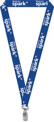 Image of Pack of 25 Blue Dye Sublimated Lanyards