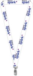 Image of Pack of 25 White Dye Sublimated Lanyards