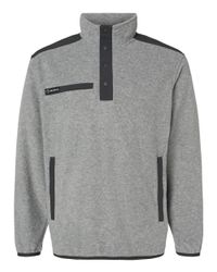 Image of Men's Ranger Melange Fleece Pullover - 7353