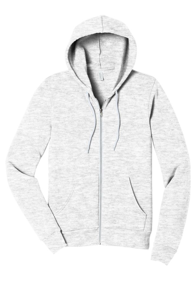 BELLA+CANVAS Unisex Sponge Fleece Full-Zip Hoodie. BC3739 primary image
