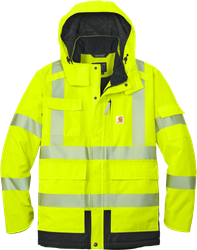 Image of Carhartt ANSI 107 Class 3 Waterproof Heavyweight Insulated Jacket CT106694