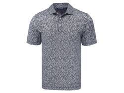 Image of Cutter & Buck Pike Eco Flora Print Recycled Mens Polo