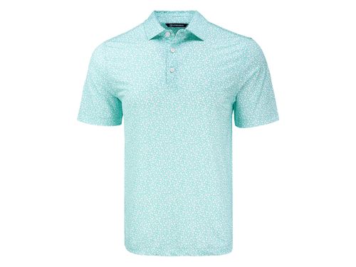 Cutter & Buck Pike Eco Flora Print Recycled Mens Polo image thumbnail