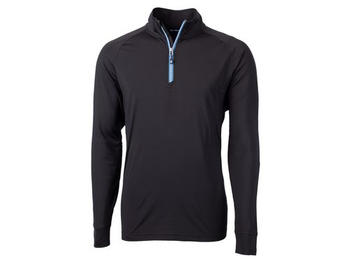 Cutter & Buck Adapt Eco Knit Stretch Recycled Mens Quarter Zip Pullover image thumbnail