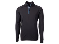 Image of Cutter & Buck Adapt Eco Knit Stretch Recycled Mens Quarter Zip Pullover